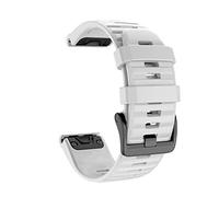Wscebck Strap de Banda de Silicona de 26mm para coros Verix 2 Smart Watch Quick Easy Fit Pulsera Pulsera Correa (Band Color : White, Band Width : 20mm)