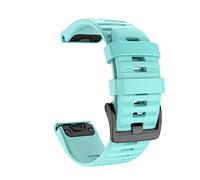 Wscebck Strap de Banda de Silicona de 26mm para coros Verix 2 Smart Watch Quick Easy Fit Pulsera Pulsera Correa (Band Color : Mint Green, Band Width : 22mm)