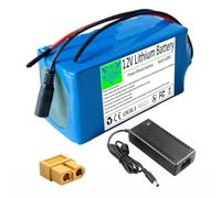 WSDAV Batería de Litio de 12 V, 12 V, 20 Ah, 30 Ah, Recargable para Motor de 240 W y 360 W, Kit de conversión con Cargador.,12v20ah