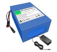 WSDAV Batería de Litio de 36 V, batería de Iones de Litio de 36 V, 5 Ah, 7,5 Ah, 10 Ah, 12,5 Ah, 15 Ah, 17,5 Ah y 20 Ah con Cargador para Motor de 0 a 720 W.,36v20ah