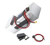 WSDAV Batería de Litio para Bicicleta eléctrica de 72 V, 90 Ah, 100 Ah, 120 Ah, 135 Ah, batería para ciclomotor eléctrico de 72 V para Triciclo, baterías de Repuesto con Cargador.,72v 100ah 620mm