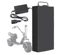 WSDAV Batería para Motocicleta eléctrica de 48 V y 60 V, batería de Litio de 10 Ah, 15 Ah, 17,5 Ah, 20 Ah, 22,4 Ah, 25,6 Ah y 28 Ah con Cargador.,60v10ah