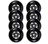 WSDAV Ruedas de patín en línea 8 Piezas 64 mm 72 mm 76 mm 80 mm Ruedas de patín de Hoja para Exteriores e Interiores, Ruedas de Hockey 85A,72mm