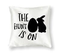 WSDESDEC The Hunt Os On - Fundas de almohada transpirables elegantes para jardín, fundas de almohada cuadradas de seda para decoración del hogar, hotel, vacaciones, fiesta, silla, 26 x 26 pulgadas