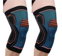 Wsdsgz 1 par de rodilleras ajustables de nailon para recuperación de lesiones deportivas durante el ejercicio, protectores lavables a máquina