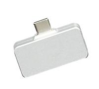 Wsdsgz 3. Adaptador profesional a cuerpo de aluminio equilibrado de 3,5/4,4 mm, convertidor HiFi de 384 kHz, adaptador de sonido USB C de grado de estudio