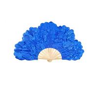 Wsdsgz Abanico grande de pétalos de peonía, multicapa, hecho a mano, plegable, para artistas que bailan y decoración de eventos culturales, cultura tradicional