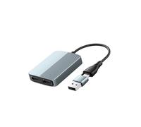 Wsdsgz Adaptador USB tipo C a doble HDTV para 2 monitores 1080P doble monitor extendido divisor de escritorio pantalla extendida USB C a divisor HDTV