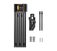 Wsdsgz Aleaciones de zinc de seguridad plegadas regulables, carcasa resistente a la intemperie, bloqueo rápido para bicicletas, motocicletas, viajes diarios, ángulos regulables