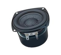Wsdsgz Altavoces cuadrados de graves de 3 pulgadas, sistemas estéreo de alta fidelidad con fibra de vidrio tejida Woofer de metal y goma, altavoces de subwoofer para el hogar