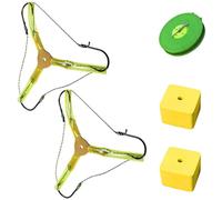 Wsdsgz Anzuelo de pesca de carpas con púas tratado térmicamente, sistemas antiflotantes, indicadores de flotabilidad, almacenamiento compacto, portátiles, accesorios de pesca