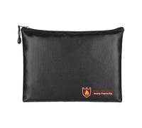 Wsdsgz Bolsa a prueba de fugas de llama de gran capacidad protectora para objetos de valor, bolsa de almacenamiento compacta ignífuga