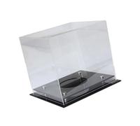 Wsdsgz Caja de almacenamiento transparente con diseño de cubo acrílico para béisbol, con protector de béisbol transparente