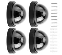 Wsdsgz Cámara de seguridad falsa con simulación de luz LED para vigilancias de oficina en casa, disuasión, fácil instalación, materiales ABS, cámara de seguridad falsa económica para exteriores