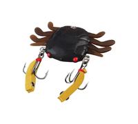 Wsdsgz Cebo de cangrejo flotante con Jigs Cebos de Cabeza Pesca de Agua Salada Swimbait Señuelo Artificial Suave Duradero Para Exteriores Señuelo Artificial Ligero Swimbait Tamaño Pequeño