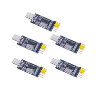 Wsdsgz CH340G - Convertidores USB a seriales USB C a módulo de puerto serie para mejorar la interfaz y transferencia de datos, cable de programación de descargador de 5 unidades