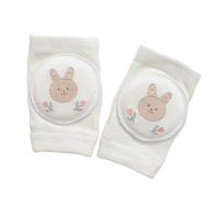 Wsdsgz Cómodos protectores de rodilla y codo para bebé, equipo de gateo con tecnología de ventilación, textura de poliéster lavable, protectores de rodilla para bebé, diseño transpirable