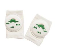 Wsdsgz Cómodos protectores de rodilla y codo para bebé, equipo de gateo con tecnología de ventilación, textura de poliéster lavable, protectores de rodilla para bebé, diseño transpirable