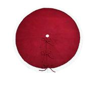 Wsdsgz Elegante cubierta de base de árbol de Navidad redonda con encanto festivo, decoración del hogar y detalles de fiesta, cubierta de base de árbol de vacaciones