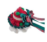 Wsdsgz Elegante pinza para el pelo en miniatura para sombrero de copa Sweet Lolitas, encaje y perlas, adornado para fiestas, joyería elegante