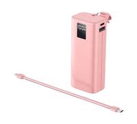 Wsdsgz Funda para cargadores de batería ABS con pantalla a color y PD22.5W de carga rápida en tiempo real, cajas de alimentación móviles