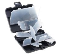 Wsdsgz Funda transparente para equipo de pesca, ahorro de espacio, almacenamiento de aparejos para un fácil transporte y organización, accesorios de pesca impermeables