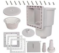 Wsdsgz Juego de accesorios de skimmer para piscina, textura de pieza de reparación para suelo con función de reemplazo fácil, eliminación eficiente de desechos