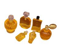 Wsdsgz Juego de botellas aromáticas realistas de 12 piezas, accesorios para muebles de casa de muñecas, resina segura para niños, aprendiendo jugando regalo, modelo en miniatura, accesorios