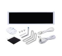 Wsdsgz Monitor secundario de aluminio de 9.2 pulgadas, delgado USB, visualización de datos de computadora, control de pantalla táctil, pantalla secundaria USB para PC