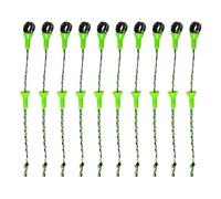 Wsdsgz Paquete de 10 anillos guía de cerámica eficientes con construcción de goma para una vida útil prolongada de pesca y fiabilidad. Anillos guía de cerámica