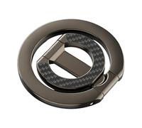 Wsdsgz Soporte de teléfono con agarre seguro plegable en múltiples ángulos, ajustable, doble cara de aleación de metal y soporte resistente para teléfono