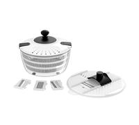 Wsdsgz Strong - Deshidratador manual de verduras de 4 L, transparente, doble cámara, apto para cocinar, multiuso, herramienta deshidratadora de cocina