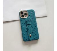 WSDSM Wave Point Funda de teléfono con Soporte de Cuero PU para iPhone 13 Pro MAX 11 12 14 Plus 15 Pro MAX Fundas rígidas, Azul 2, para iPhone 15Pro MAX