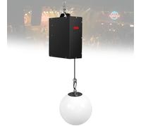 Wsexyy Bola De Luz Cinética De Color para Escenario, Sistema De Elevación De Iluminación Led 3D, Bola Elevadora De 8 Canales, Efecto De Onda Ascendente Y Descendente, Adecuada para Bares, 4 M