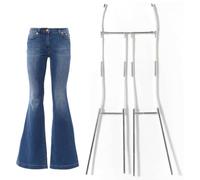 Wsexyy Estante De Exhibición para Forma De Vestido De Fotografía, Percha para Pantalones De Maniquí, Percha para Montaje En Pared para Fotografía De Ropa, Cintura Y Piernas Ajustables