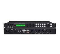 Wsexyy Procesador De Audio Digital Profesional, Procesador Multiefectos De Reverberación Digital, Compatible con Salida De 5.1 Canales, 3 Canales De Micrófono, para Karaoke, Escenario Y Actuaciones.