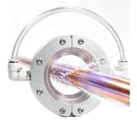 Wsexyy Soplador De Cuchilla De Aire Anular, Cuchilla De Viento Anular De Aleación De Aluminio con 2 Entradas De Aire, Instalación Dividida, Flujo De Aire Uniforme, Inner Diameter 32mm