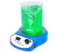 Wsexyy Vistirador Magnético Digital, Agitador Electromagnético No Calentador 5L, Velocidad Máxima: 2200 RPM, Diámetro Agitador: 136 Mm, Adecuado para Vidrio, Cerámica, Acero Inoxidable