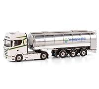 WSI para Scania S Highline CS20H 4X2 RMO Tank Trailer - 3 ejes para camión De Hoop & Blom 1:50 modelo preconstruido