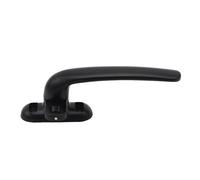 WsidQokfn Casement Window Locking Handle, 1 Pcs Aluminum Alloy Left/Right Hand Handles Grips Solid Door and Lock(Black Right)