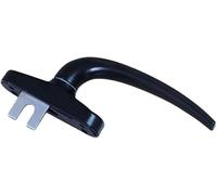 WsidQokfn Casement Window Locking Handle, Locks, Aluminum Alloy Lock Universal Inline Rotate White/Black Door and Accessories(Svart,Left)