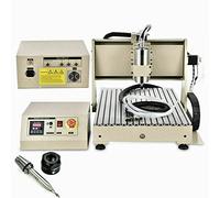 WSIKGHU Máquina de grabado CNC, 3 ejes 3D CNC, router CNC, fresadora de grabado, 1,5 kW, VFD 6040, USB, 3 ejes, CNC 6040, router de metal, máquina de grabado, grabador de molino