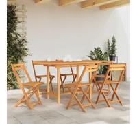 WSJHUHK Home-Outdoor Home-Outdoor - Mesas de jardín extensibles para el hogar, 110-160 x 80 x 75 cm, madera maciza de teca