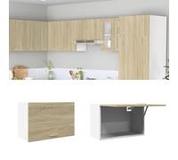 WSJHUHK Inicio-Armarios y Almacenamiento, Armarios de cocina, Armario colgante Sonoma Roble 60x31x40 cm Madera Ingeniería