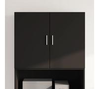WSJHUHK Inicio-Armarios y Almacenamiento, Buffets y Aparadores, Armario de pared Negro 80x42,5x64 cm Madera Ingeniería