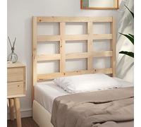 WSJHUHK Muebles, camas y accesorios, cabeceros y estribos, cabecero de cama de 105,5 x 4 x 100 cm, madera maciza de pino