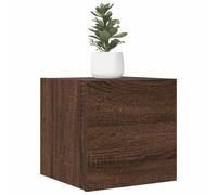 WSJHUHK Muebles, centros de entretenimiento y soportes de TV, armario de TV montado en la pared, 2 piezas, roble marrón, 30,5 x 30 x 30 cm