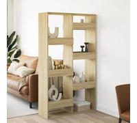 WSJHUHK Muebles, estanterías, estanterías y estantes de pie, divisor de habitación de roble Sonoma, 100 x 33 x 175 cm, madera de ingeniería
