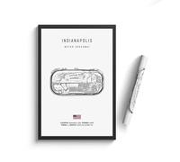 WSJIJY Impresión De La Lona Cuadro En Lienzo del Circuito Internacional De Fórmula 1, Arte Mural De F1, Póster Nórdico, Imagen Estética De Carreras De Automovilismo para Decoración del Hogar, 70 X