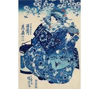 WSJIJY Impresión De La Lona Japonés Katsushika Hokusai Exposición Carteles Y Grabados Olas Azules Lienzo Pintura Arte De Pared Cuadro para Sala De Estar Decoración del Hogar 70X100Cm